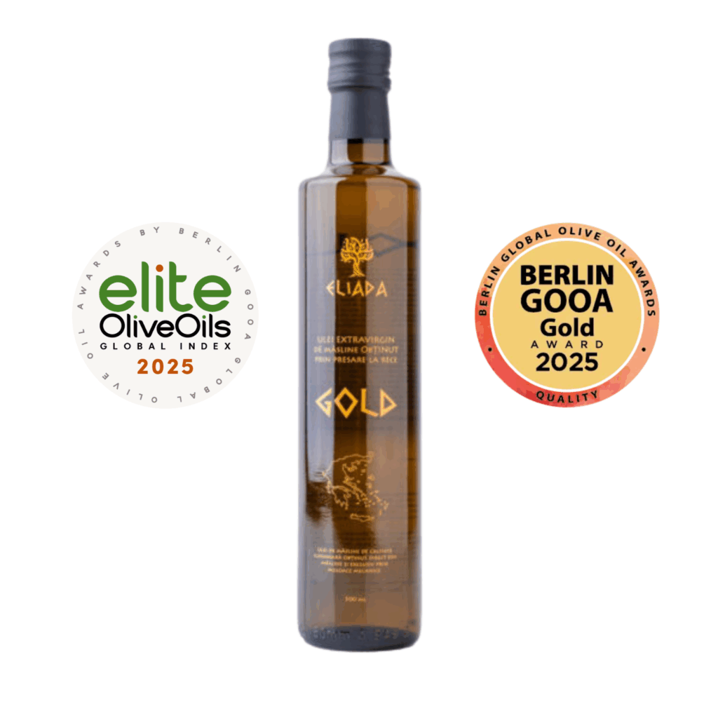 Ulei extravirgin Eliada Gold 2024, sticla 500ml